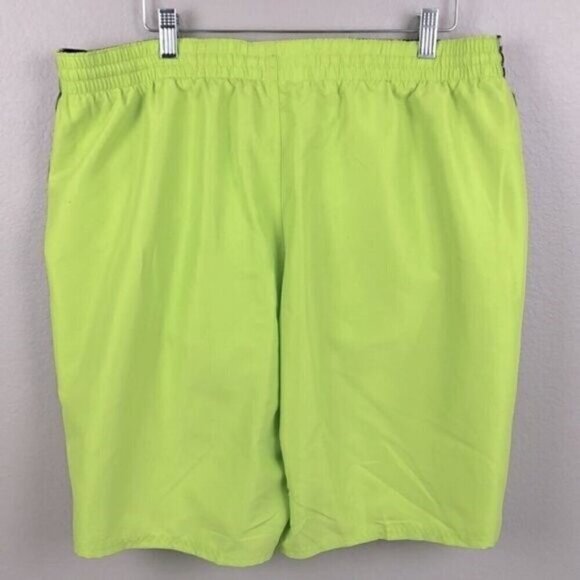Nike Volley Swim Shorts Athletic Pull-on Atomic Green Logo Side Mesh Brief XXL - Picture 5 of 9